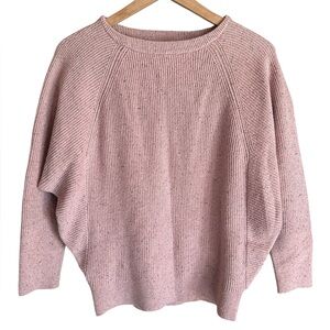 🌸LOFT Light Pink Bat Sleeve Sweater S
